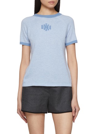 Mini Thistle Logo Cashmere Knit Top